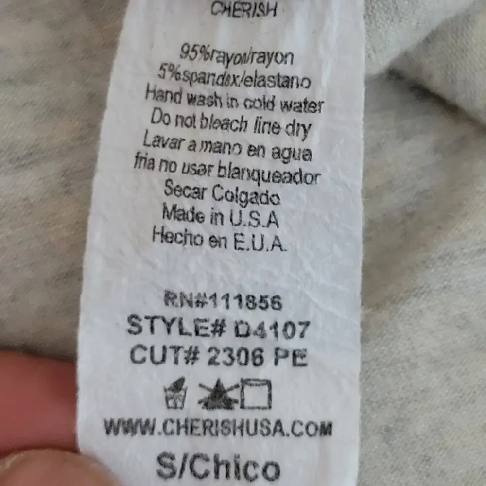 Cherish Oversized Womens Tunic Sz S Beige Taupe Cowl Neck Blouse Top Split Hem - Picture 6 of 6